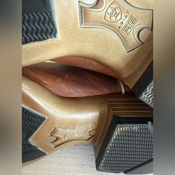 Ariat Sienna Brown/Teal Western Cowboy Boots - Picture 11 of 13